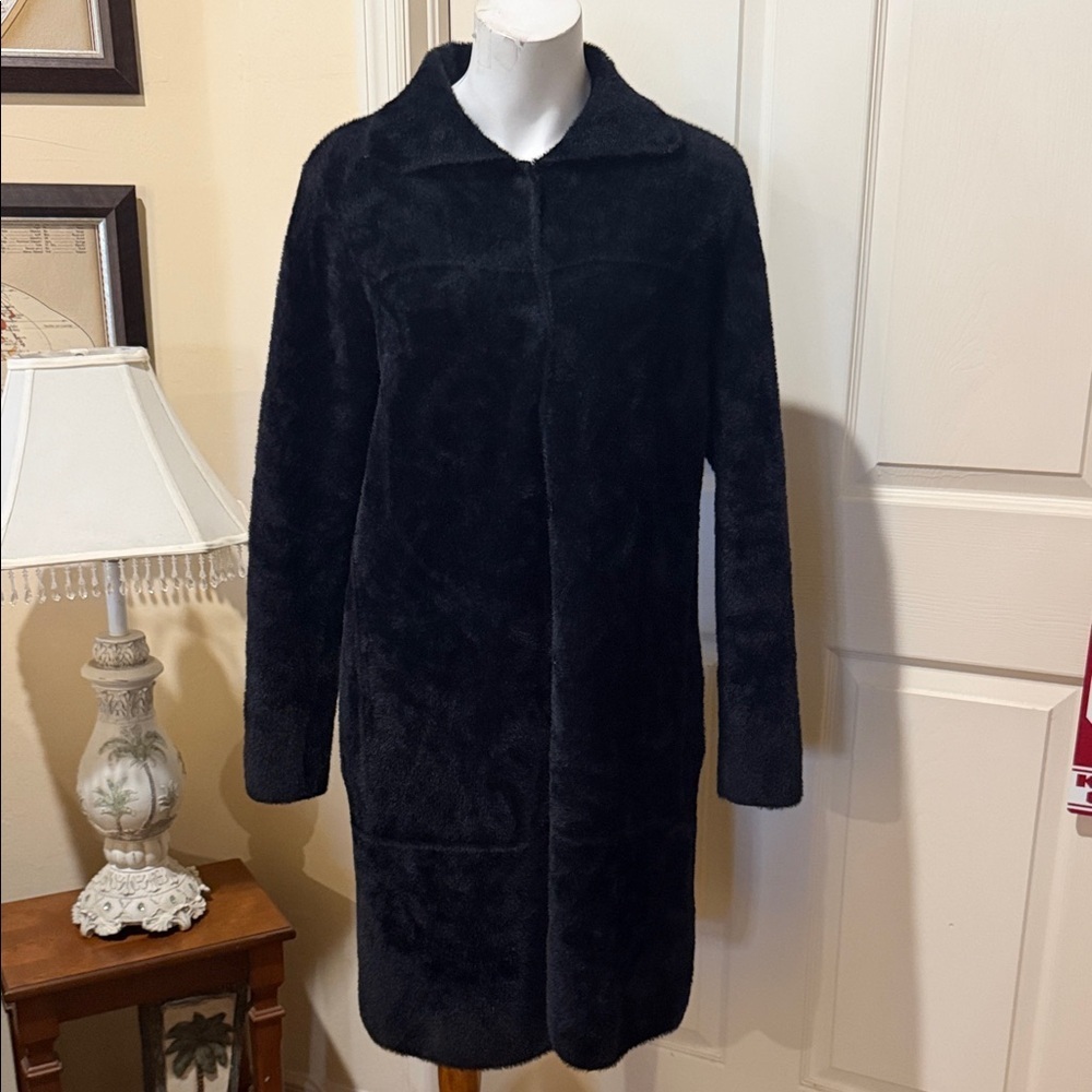 Cyrus Black Teddy Coat - Women's Faux Fur Jacket
